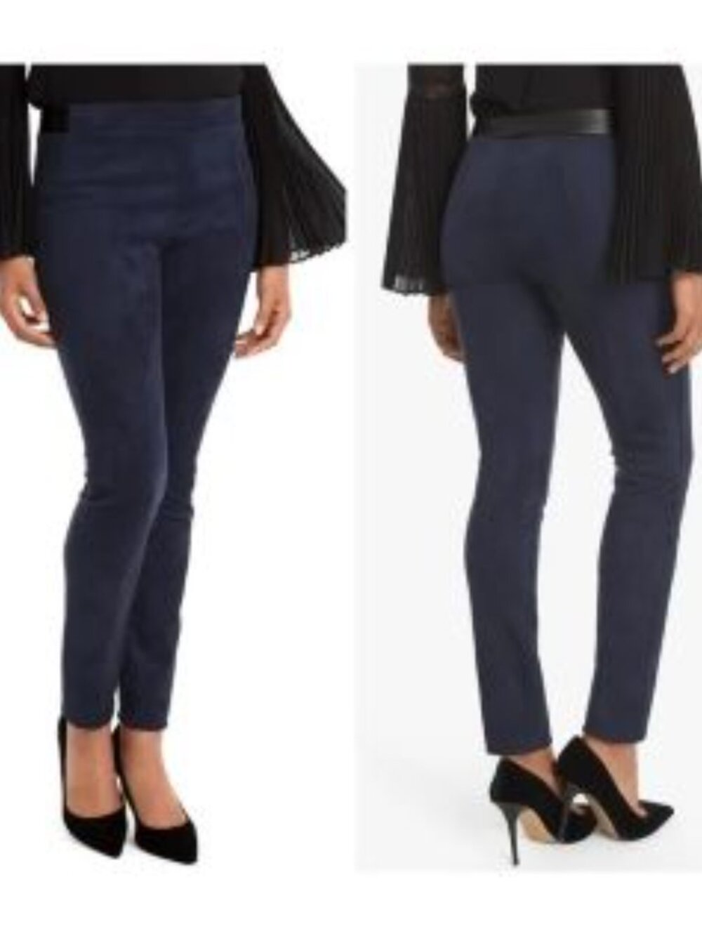 White House Black Market Faux Suede The Legging Size 4